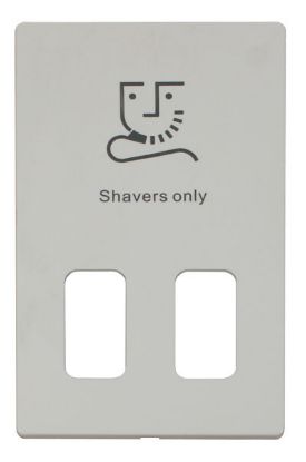 SCP100PW  Definity Dual Voltage Shaver Socket Outlet Cover Plate